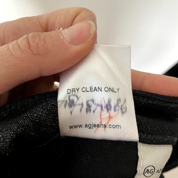 AG Adriano Goldschmied The Legging Super Skinny Silver Glitter Pants 30 - Picture 8 of 8